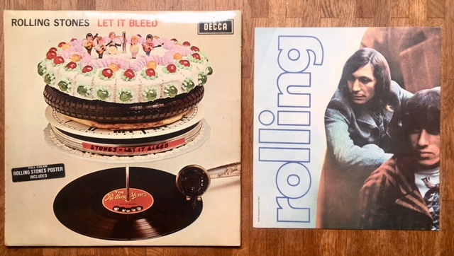 Just in rolling stones let it bleed 1st uk stereo with poster b53