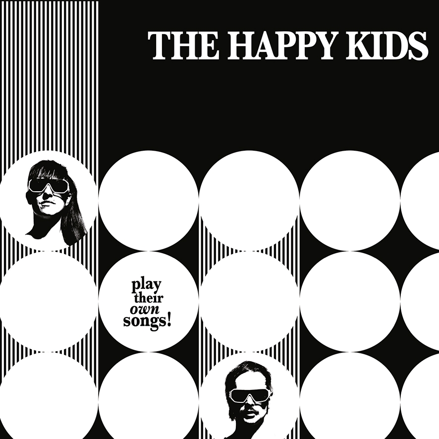 The happy kids play their own music