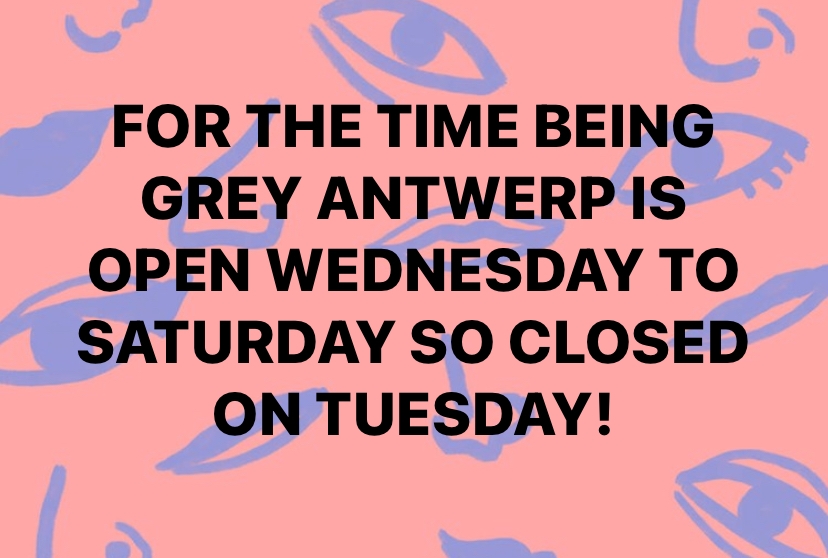 Cause off the works in korte nieuwstraat we close on tuesday b86